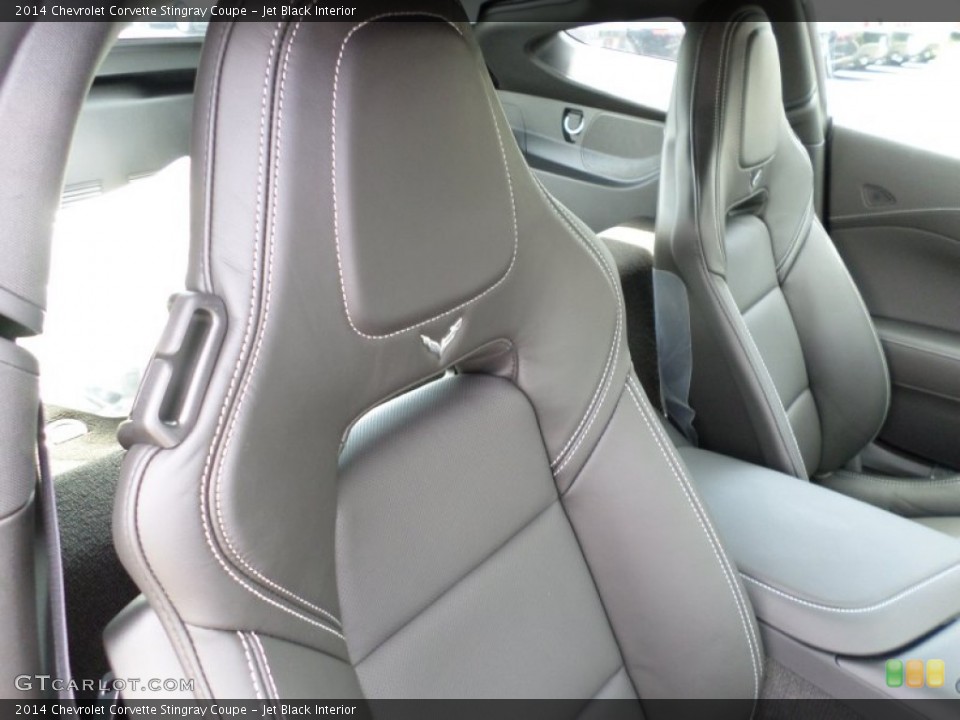 Jet Black Interior Front Seat for the 2014 Chevrolet Corvette Stingray Coupe #94084557