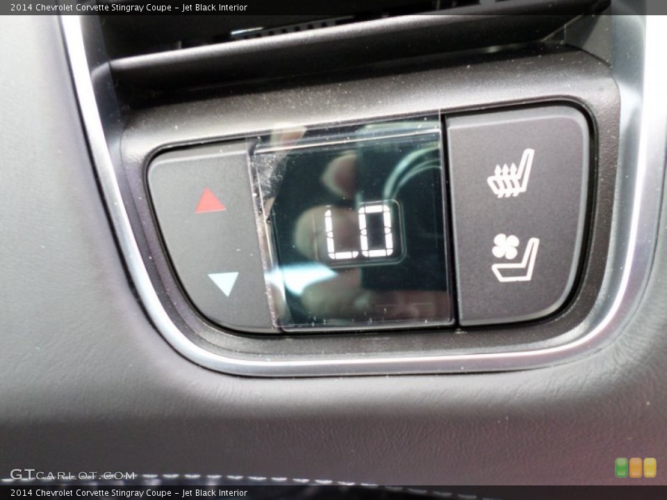 Jet Black Interior Controls for the 2014 Chevrolet Corvette Stingray Coupe #94084575