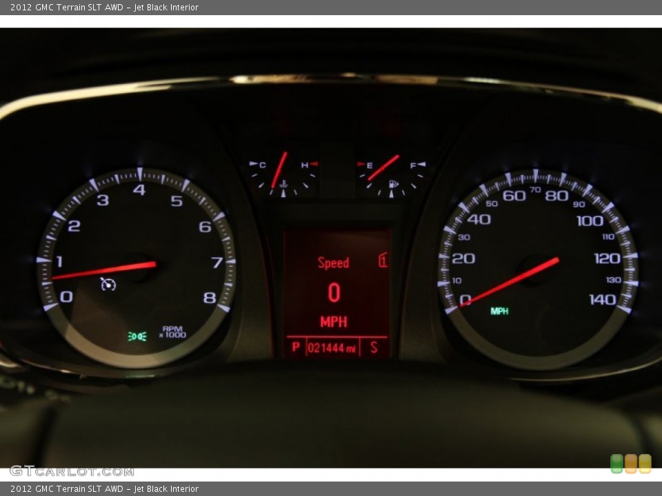 Jet Black Interior Gauges for the 2012 GMC Terrain SLT AWD #94085463