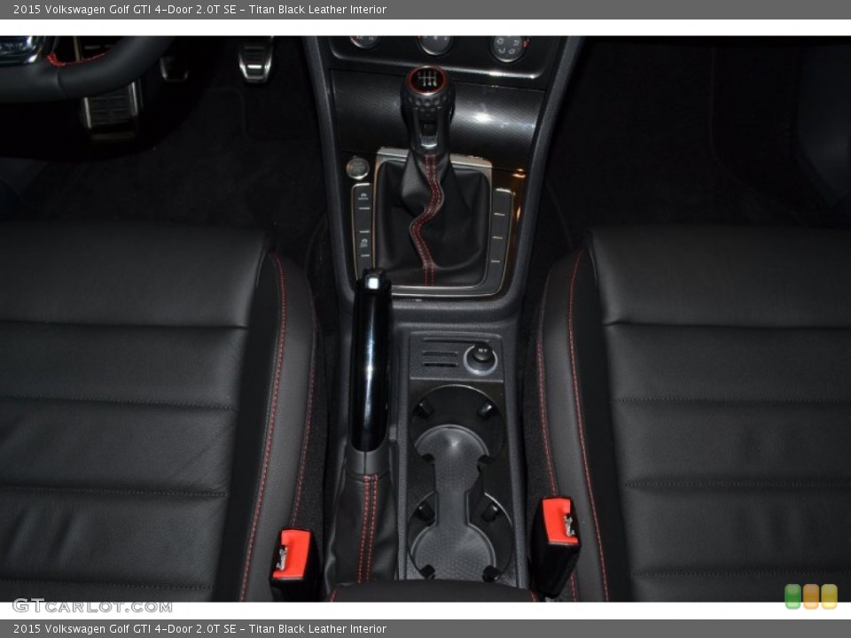 Titan Black Leather Interior Transmission for the 2015 Volkswagen Golf GTI 4-Door 2.0T SE #94088772