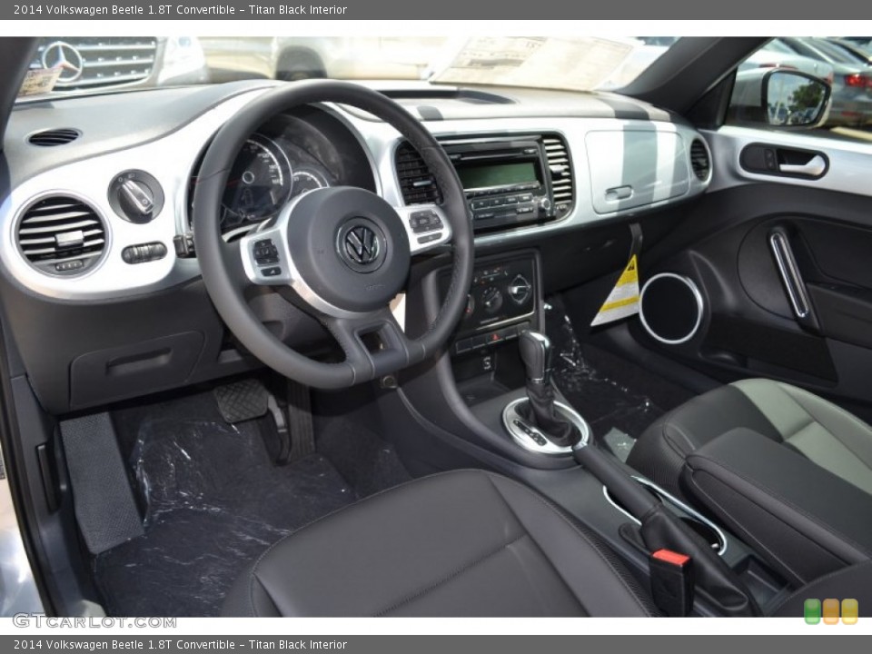 Titan Black Interior Prime Interior for the 2014 Volkswagen Beetle 1.8T Convertible #94089048