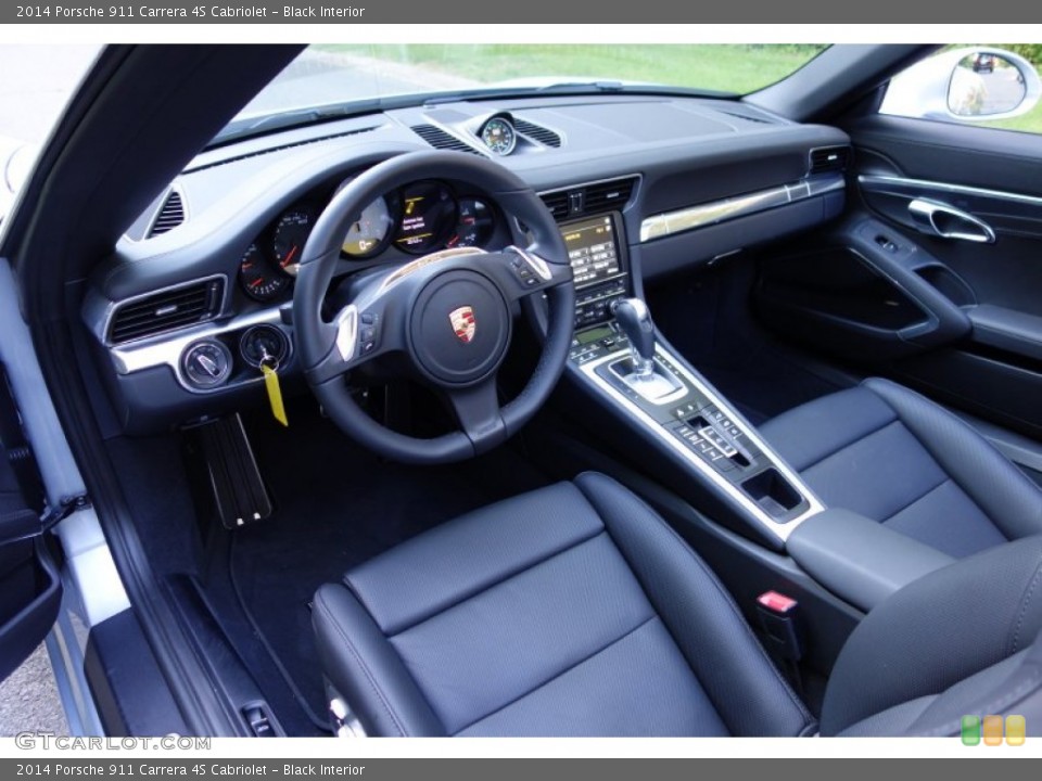 Black Interior Photo for the 2014 Porsche 911 Carrera 4S Cabriolet #94090881