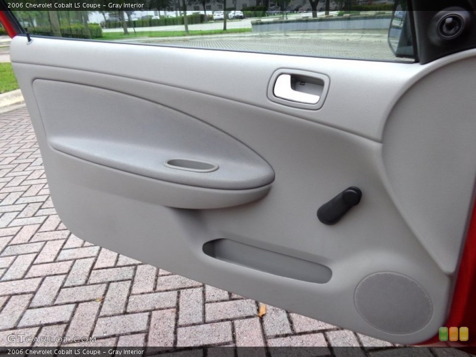 Gray Interior Door Panel for the 2006 Chevrolet Cobalt LS Coupe #94092434