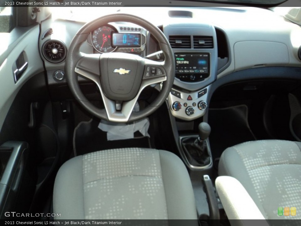 Jet Black/Dark Titanium Interior Dashboard for the 2013 Chevrolet Sonic LS Hatch #94097823