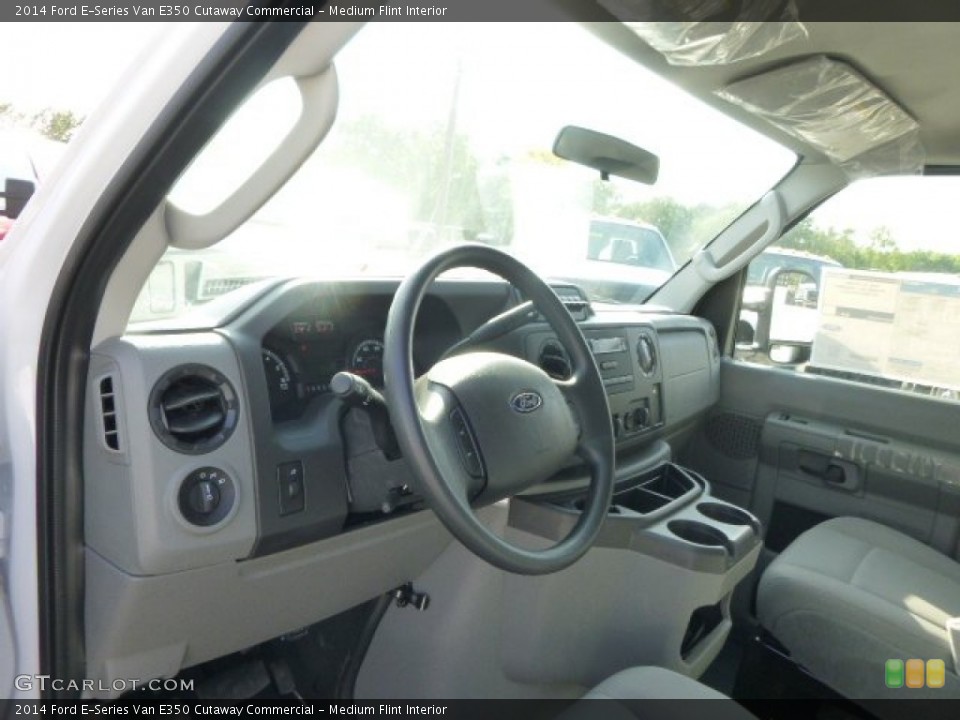 Medium Flint Interior Dashboard for the 2014 Ford E-Series Van E350 Cutaway Commercial #94098006