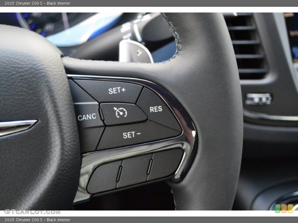 Black Interior Controls for the 2015 Chrysler 200 S #94106868