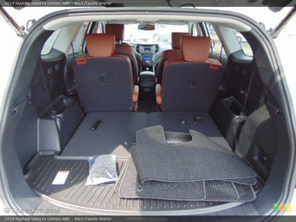Black/Saddle Interior Trunk for the 2014 Hyundai Santa Fe Limited AWD #94107384