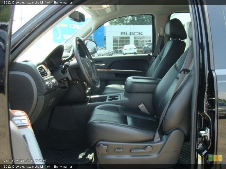 Ebony Interior Photo for the 2012 Chevrolet Avalanche LT 4x4 #94110210
