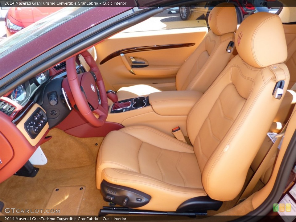 Cuoio 2014 Maserati GranTurismo Convertible Interiors