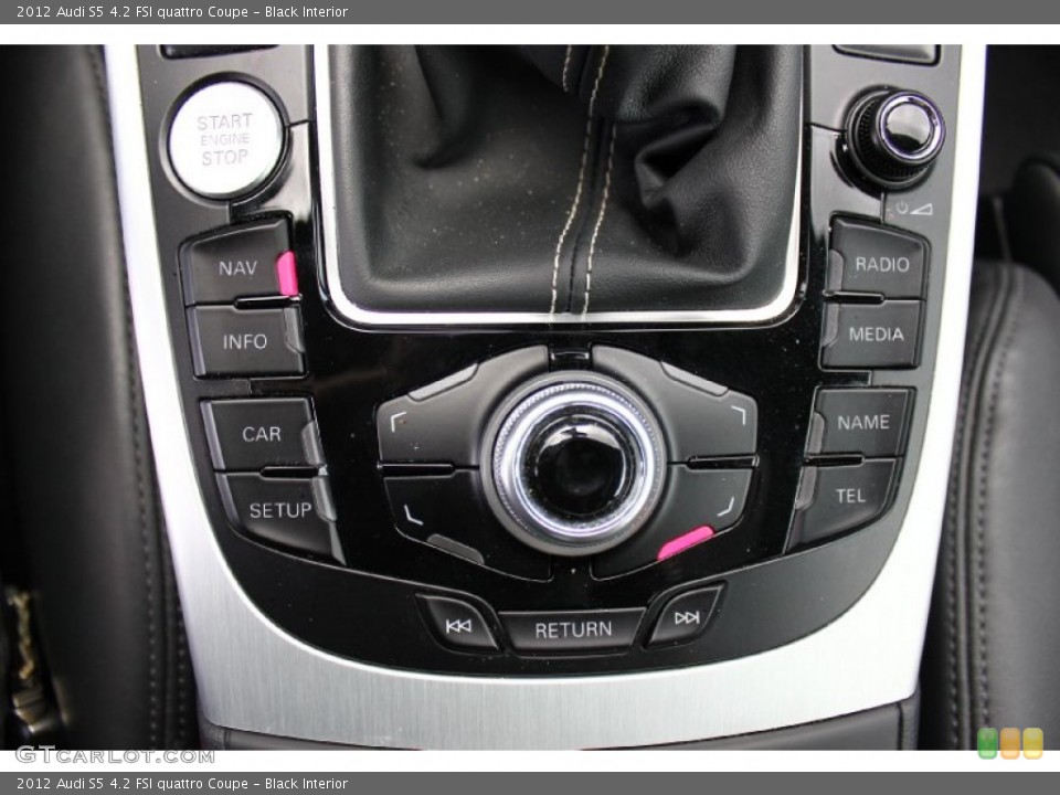 Black Interior Controls for the 2012 Audi S5 4.2 FSI quattro Coupe #94120462