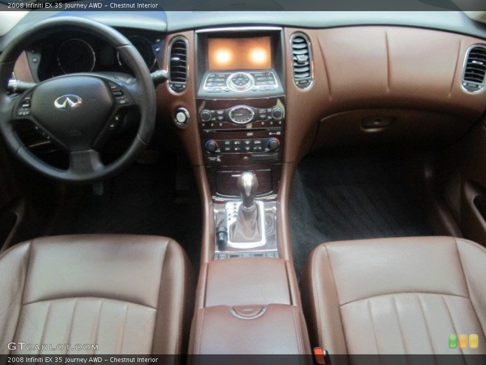 Chestnut Interior Photo for the 2008 Infiniti EX 35 Journey AWD #94122796