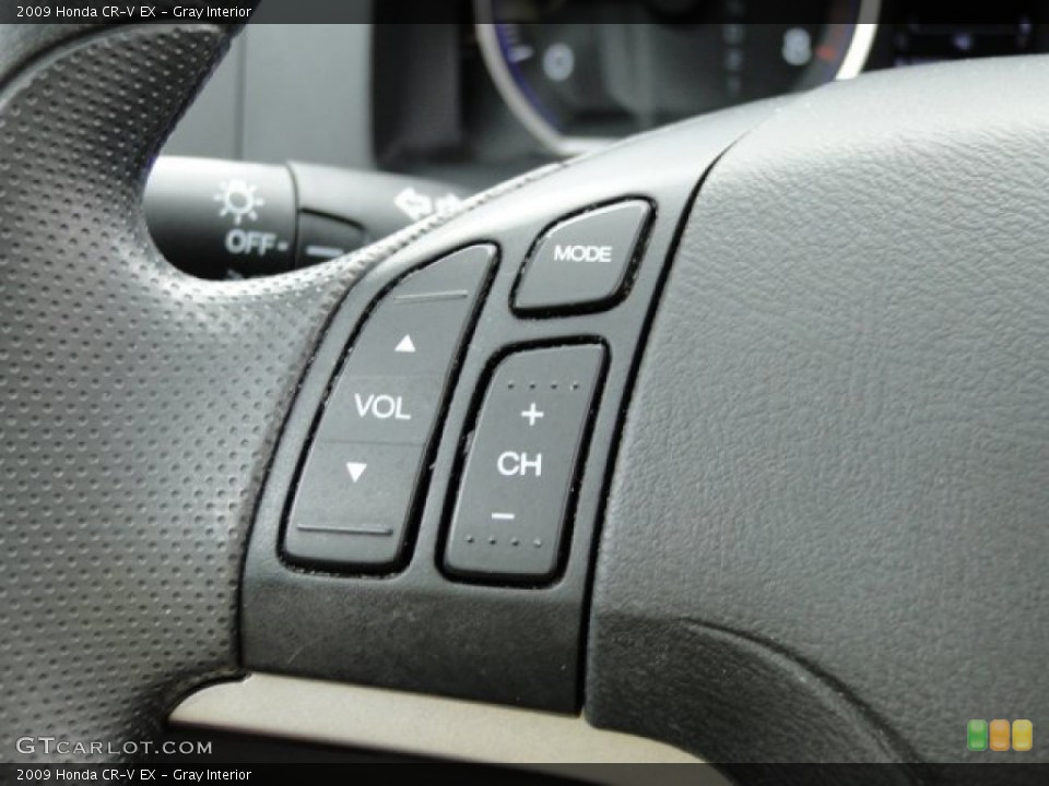 Gray Interior Controls for the 2009 Honda CR-V EX #94129724