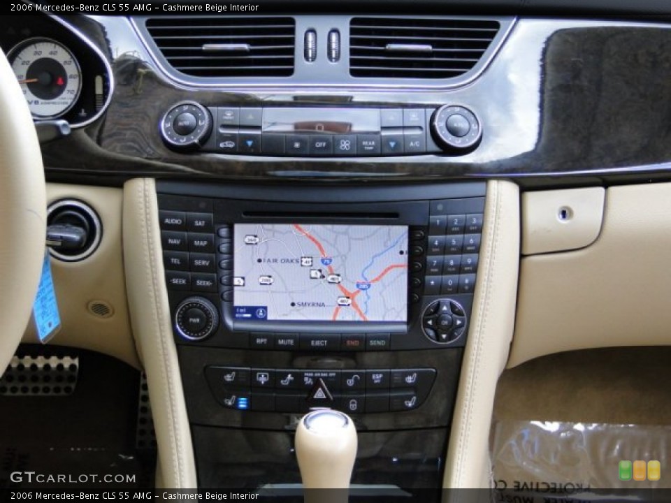 Cashmere Beige Interior Controls for the 2006 Mercedes-Benz CLS 55 AMG #94129958