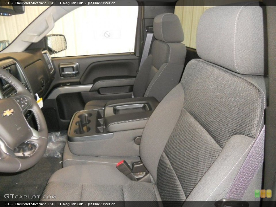 Jet Black Interior Photo for the 2014 Chevrolet Silverado 1500 LT Regular Cab #94138449