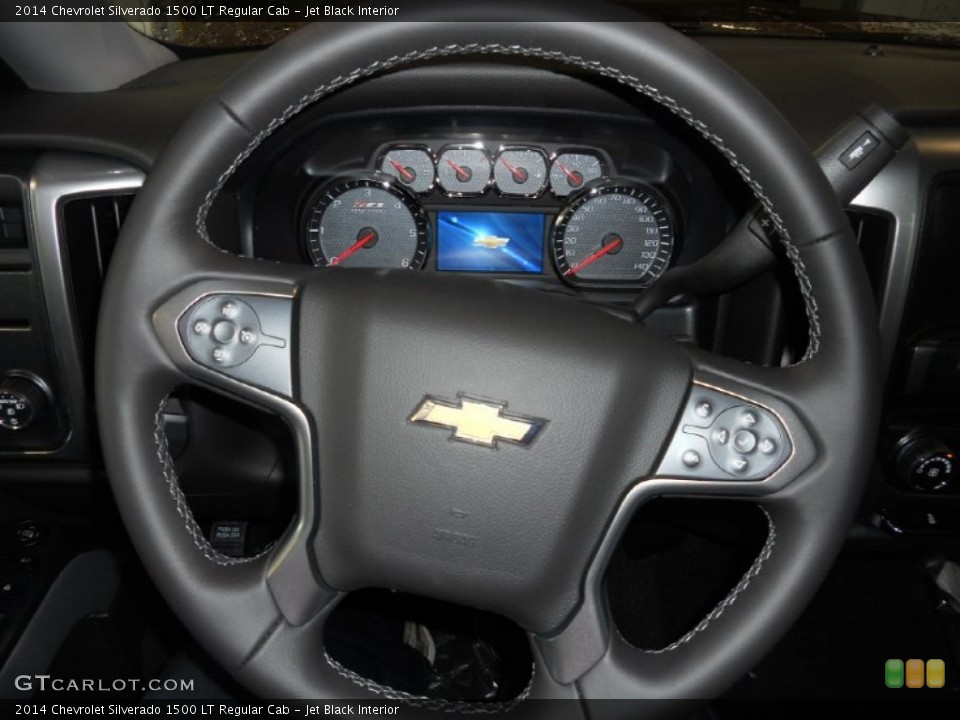 Jet Black Interior Steering Wheel for the 2014 Chevrolet Silverado 1500 LT Regular Cab #94138479