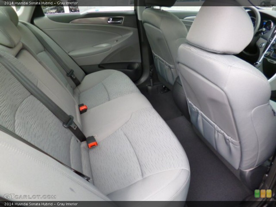 Gray Interior Rear Seat for the 2014 Hyundai Sonata Hybrid #94138504