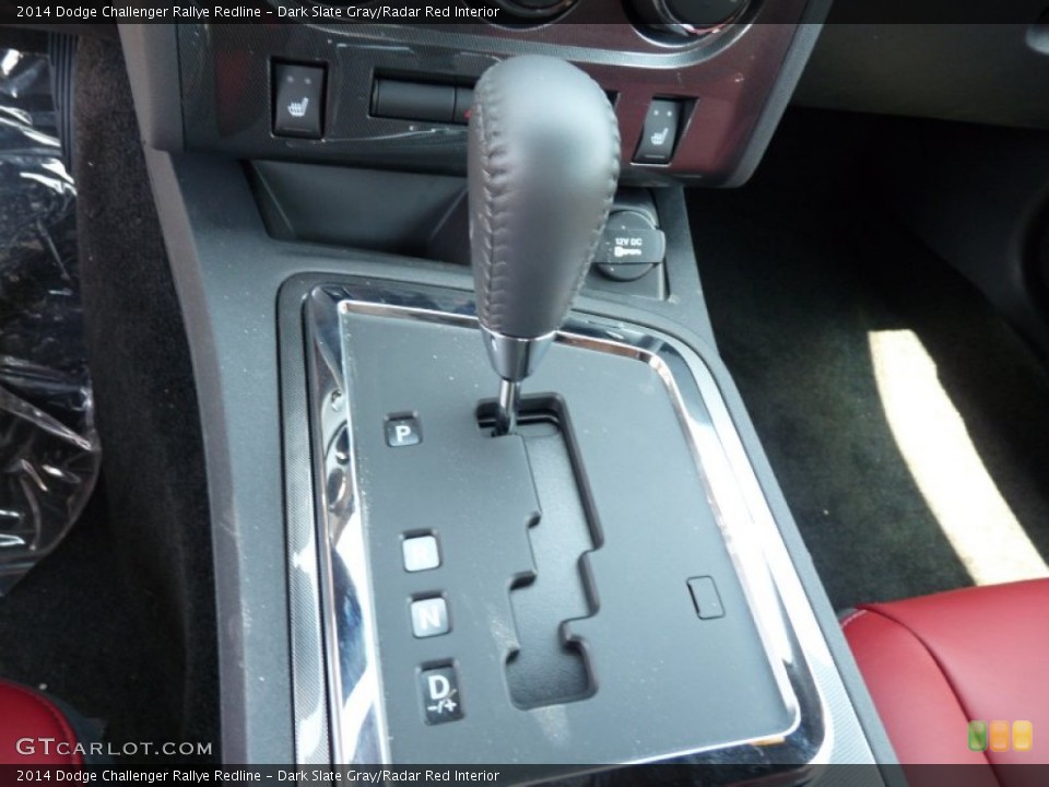 Dark Slate Gray/Radar Red Interior Transmission for the 2014 Dodge Challenger Rallye Redline #94141383