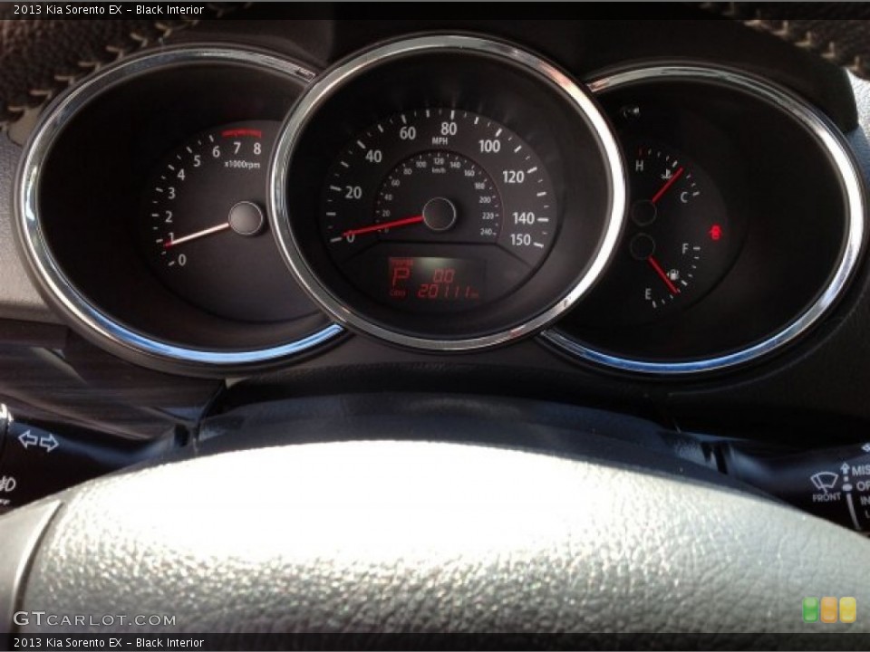 Black Interior Gauges for the 2013 Kia Sorento EX #94144887