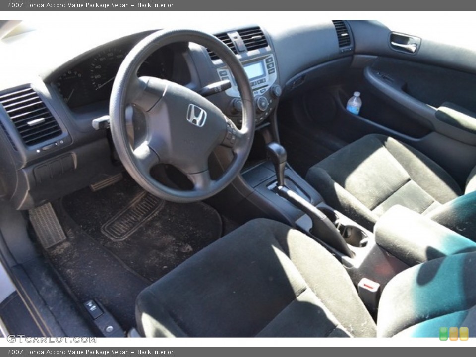 Black Interior Photo for the 2007 Honda Accord Value Package Sedan #94148304
