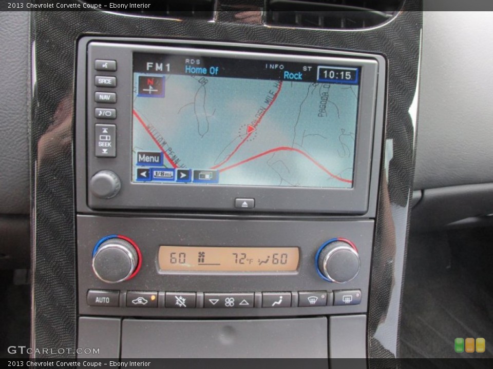 Ebony Interior Navigation for the 2013 Chevrolet Corvette Coupe #94151835