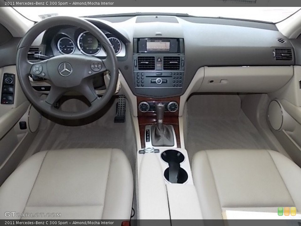 Almond/Mocha Interior Dashboard for the 2011 Mercedes-Benz C 300 Sport #94155597