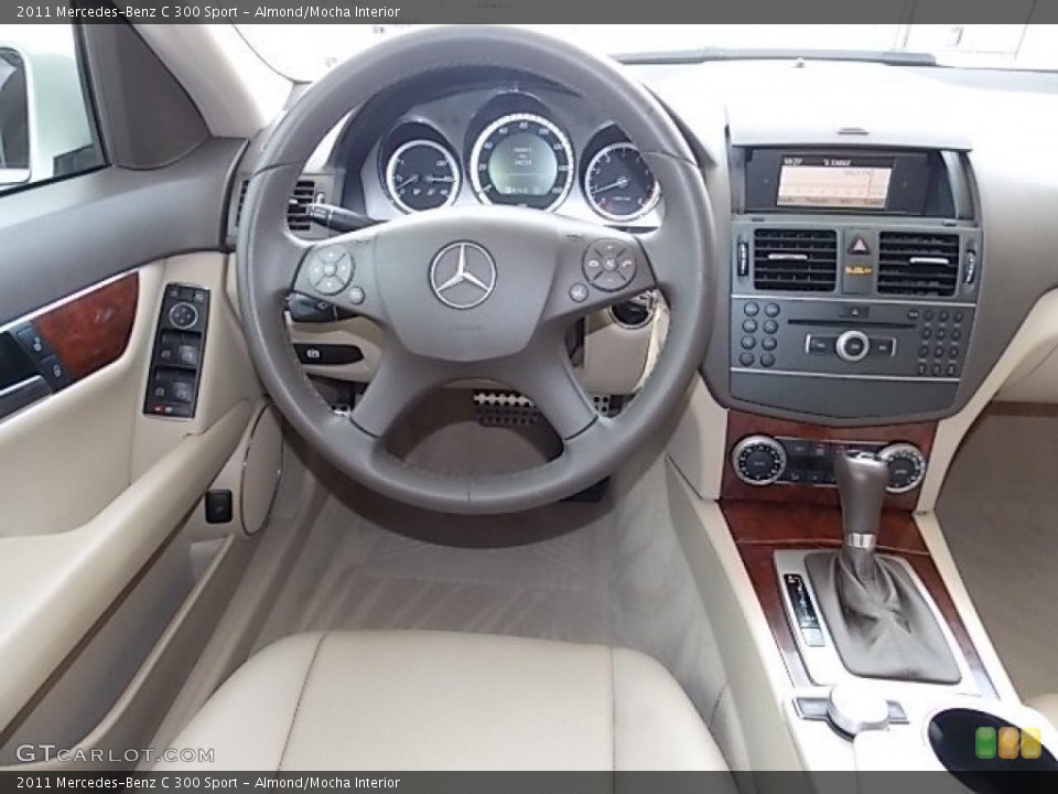 Almond/Mocha Interior Dashboard for the 2011 Mercedes-Benz C 300 Sport #94155822