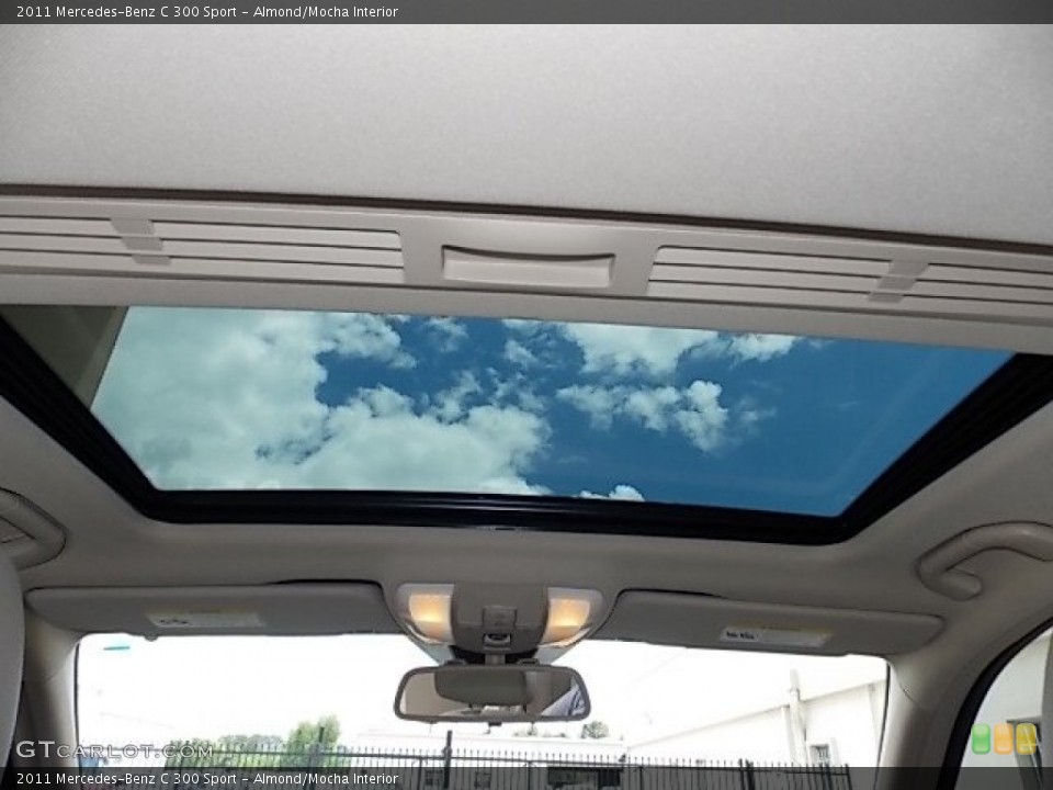 Almond/Mocha Interior Sunroof for the 2011 Mercedes-Benz C 300 Sport #94155870