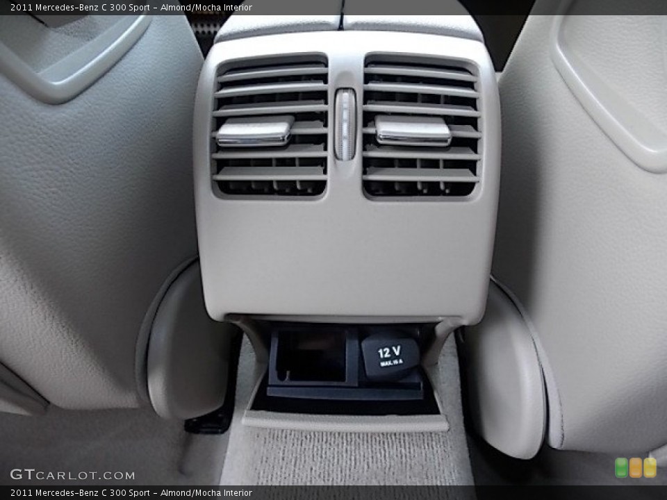 Almond/Mocha Interior Rear Seat for the 2011 Mercedes-Benz C 300 Sport #94155910