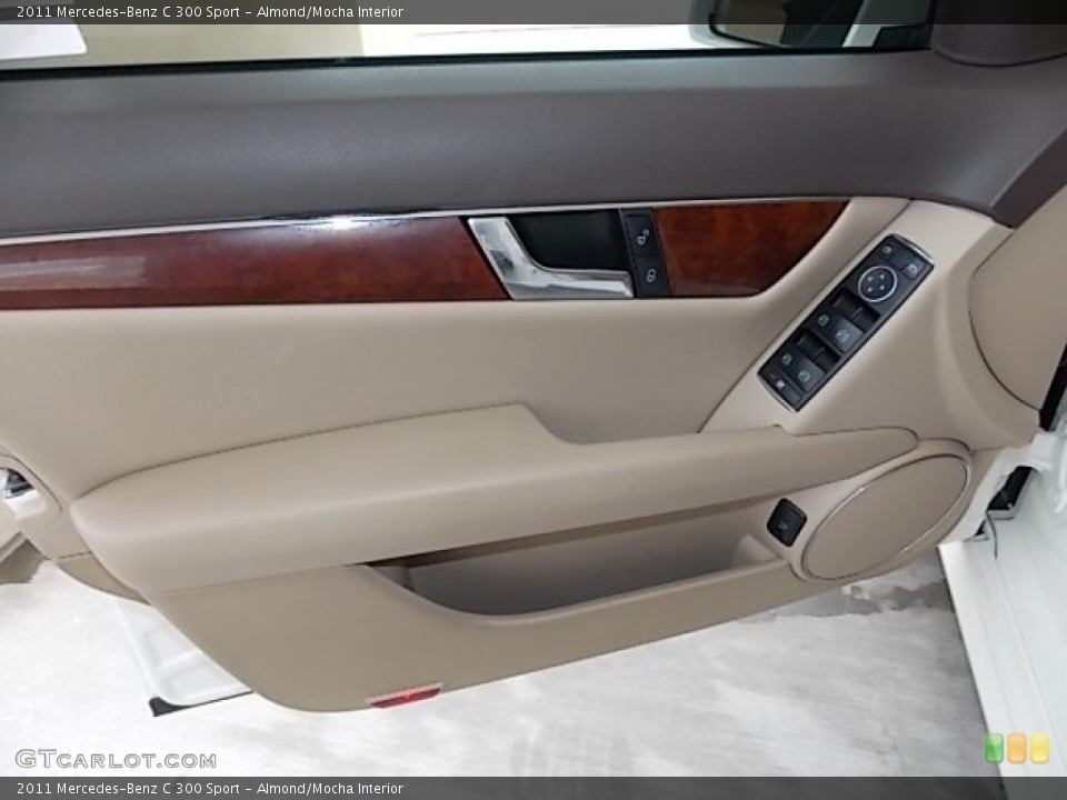 Almond/Mocha Interior Door Panel for the 2011 Mercedes-Benz C 300 Sport #94156200