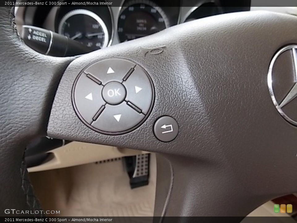 Almond/Mocha Interior Controls for the 2011 Mercedes-Benz C 300 Sport #94156293