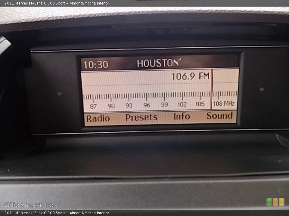 Almond/Mocha Interior Audio System for the 2011 Mercedes-Benz C 300 Sport #94156398