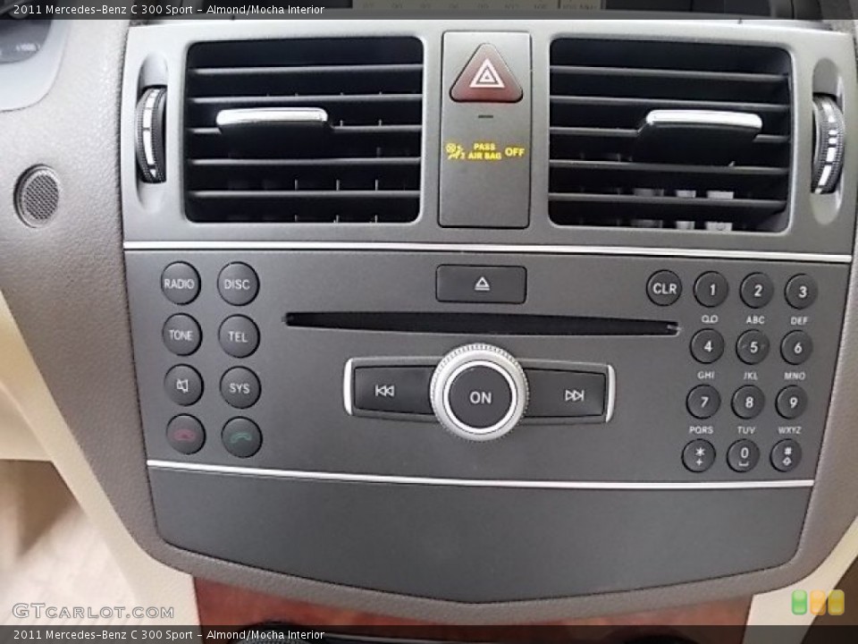 Almond/Mocha Interior Controls for the 2011 Mercedes-Benz C 300 Sport #94156413