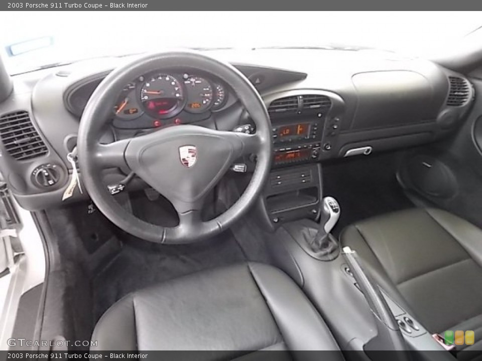 Black Interior Photo for the 2003 Porsche 911 Turbo Coupe #94158201