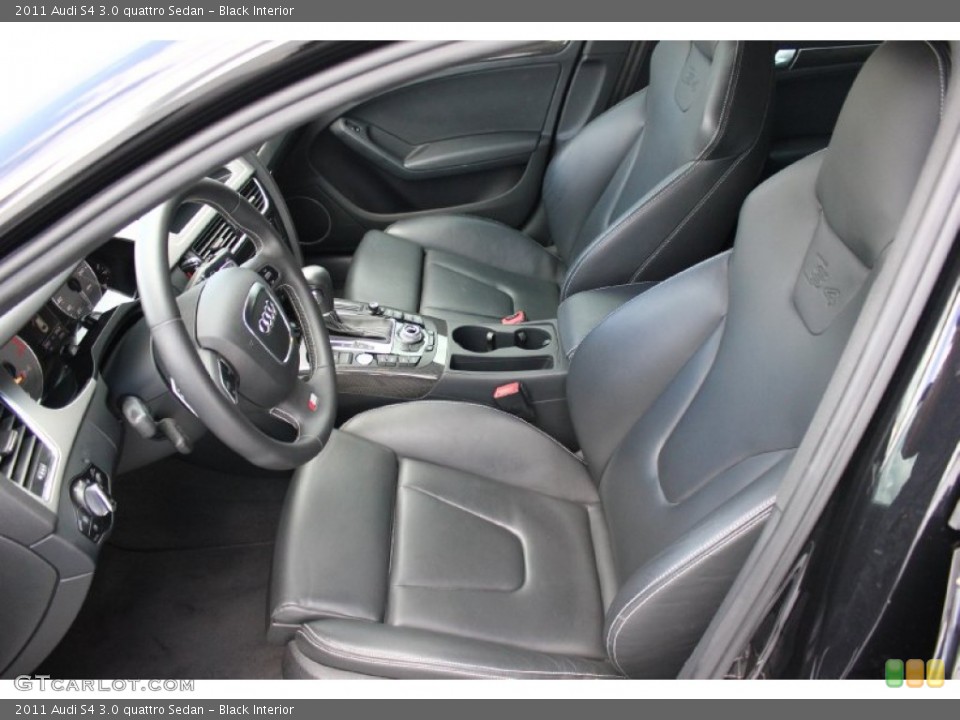 Black Interior Front Seat for the 2011 Audi S4 3.0 quattro Sedan #94165014