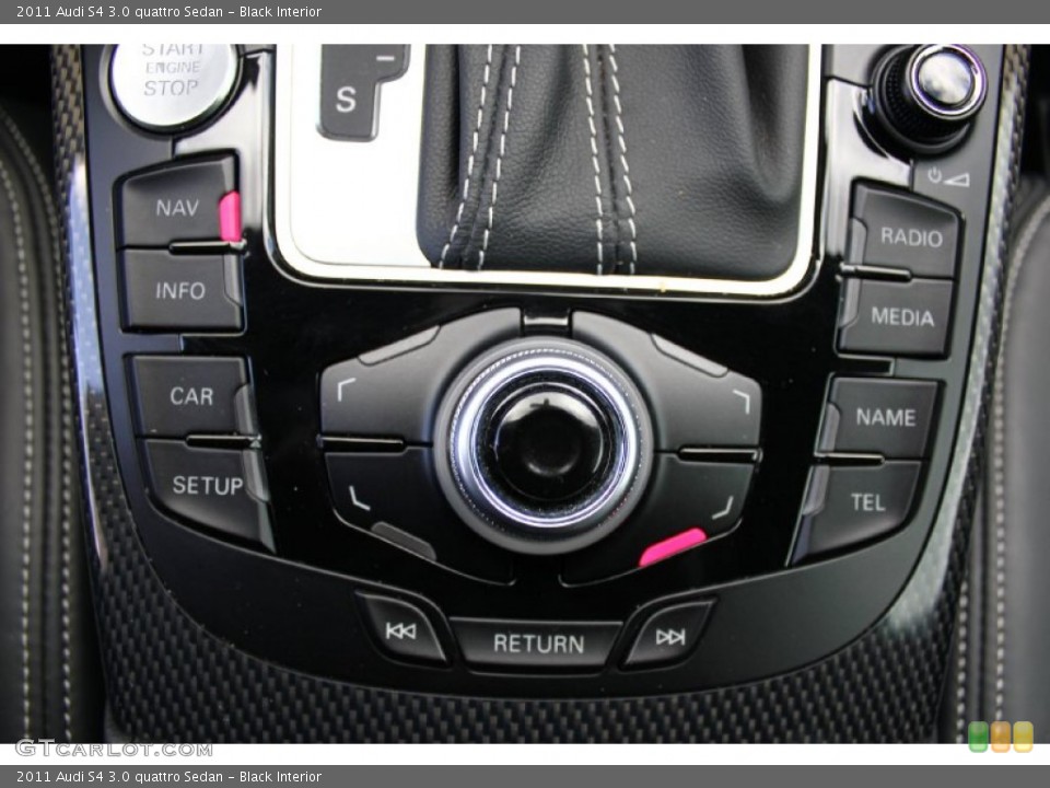 Black Interior Controls for the 2011 Audi S4 3.0 quattro Sedan #94165109
