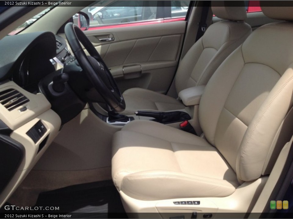 Beige Interior Front Seat for the 2012 Suzuki Kizashi S #94170489