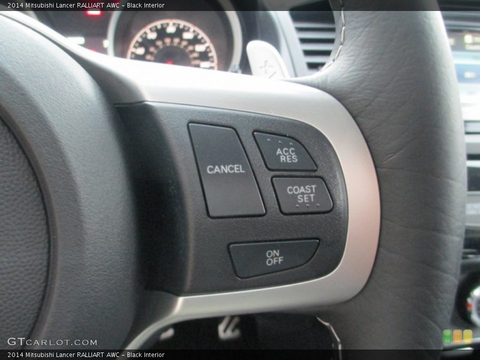 Black Interior Controls for the 2014 Mitsubishi Lancer RALLIART AWC #94172454