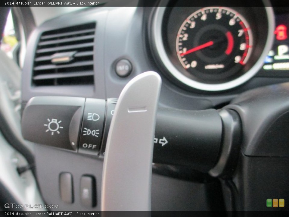 Black Interior Controls for the 2014 Mitsubishi Lancer RALLIART AWC #94172475