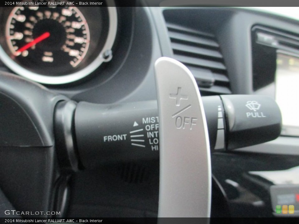 Black Interior Controls for the 2014 Mitsubishi Lancer RALLIART AWC #94172484