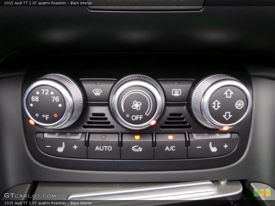 Black Interior Controls for the 2015 Audi TT 2.0T quattro Roadster #94175208