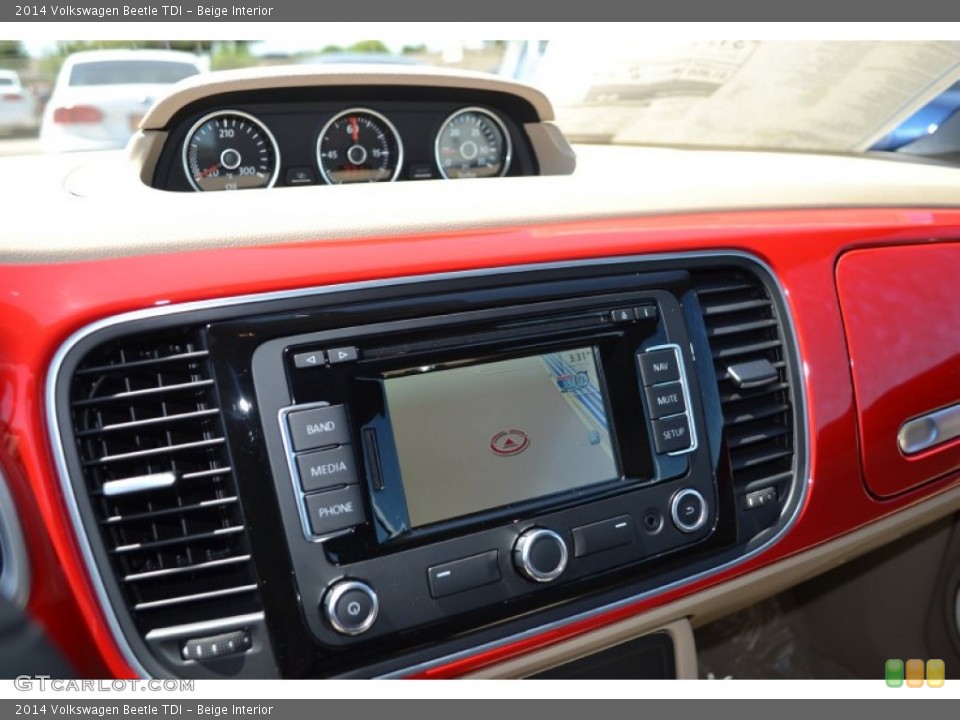 Beige Interior Controls for the 2014 Volkswagen Beetle TDI #94176505