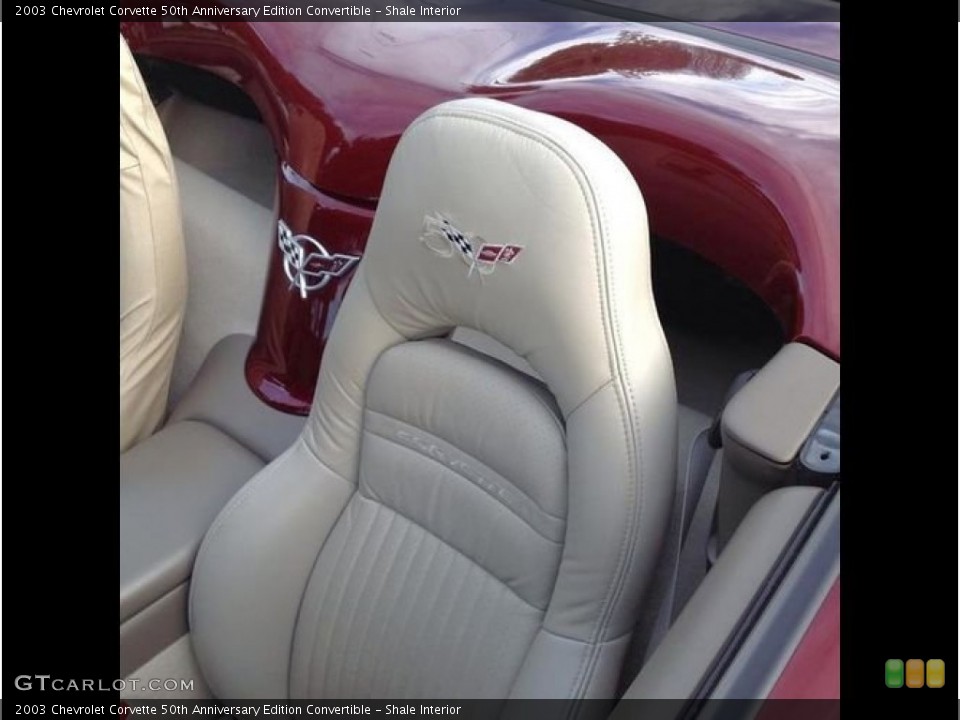 Shale Interior Photo for the 2003 Chevrolet Corvette 50th Anniversary Edition Convertible #94177522
