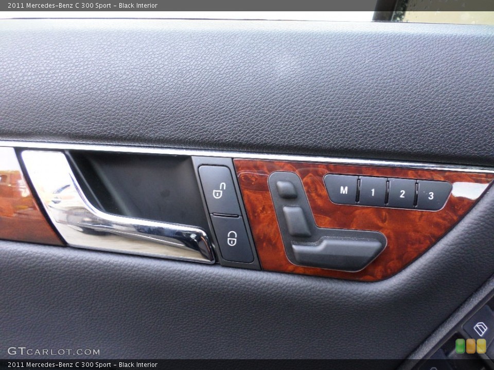 Black Interior Controls for the 2011 Mercedes-Benz C 300 Sport #94187470