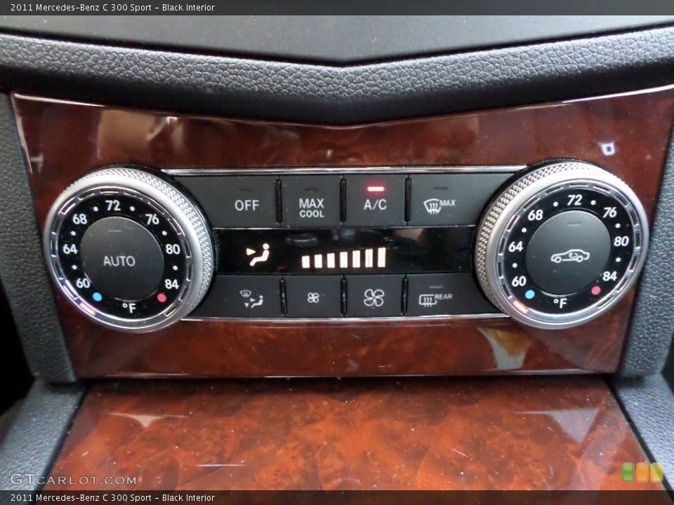 Black Interior Controls for the 2011 Mercedes-Benz C 300 Sport #94187584