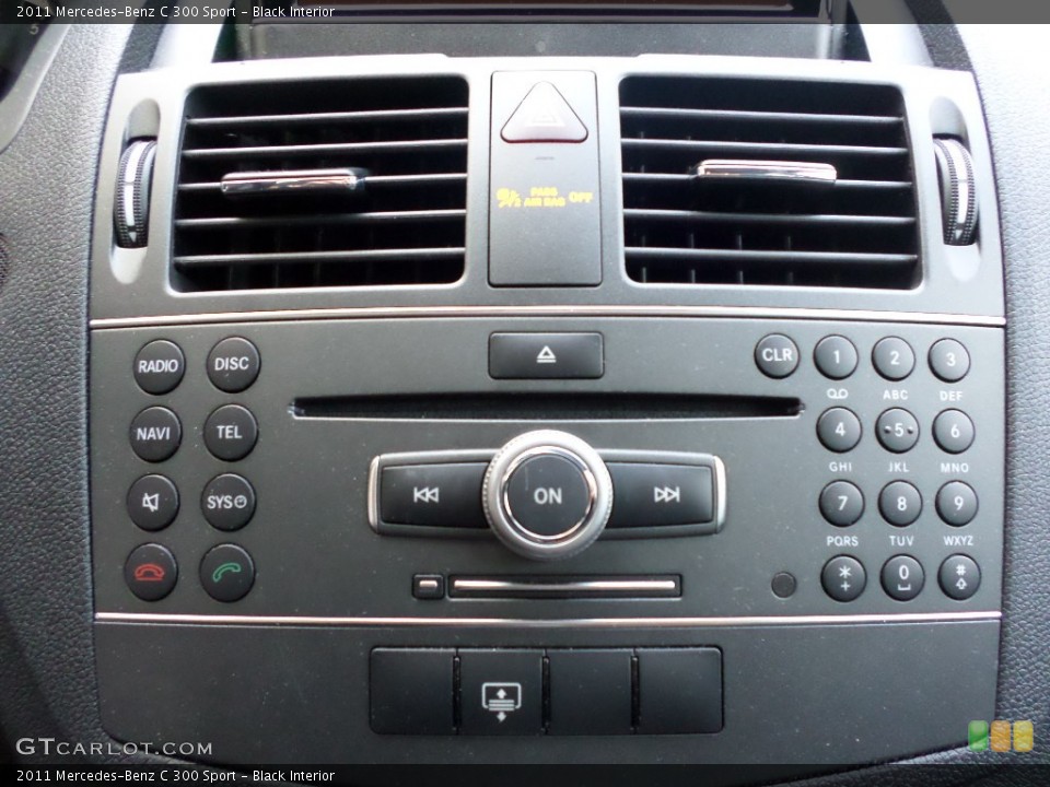Black Interior Controls for the 2011 Mercedes-Benz C 300 Sport #94187614