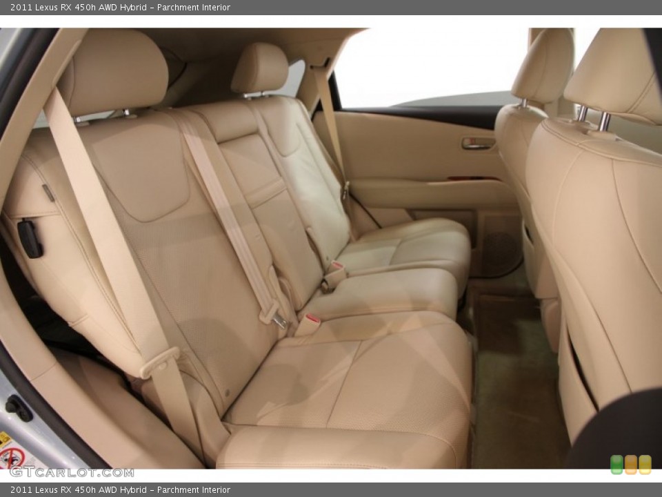 Parchment Interior Rear Seat for the 2011 Lexus RX 450h AWD Hybrid #94189492