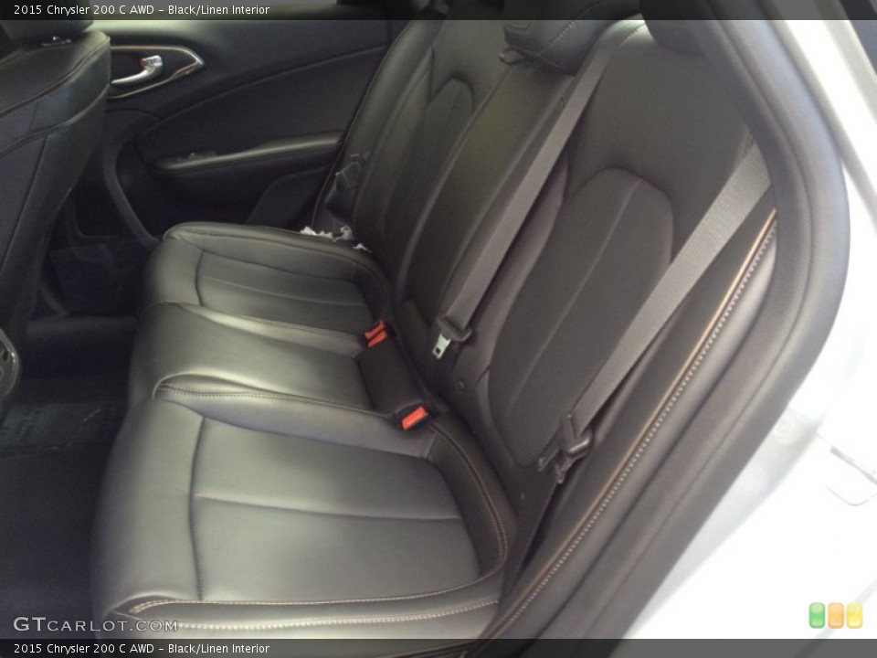 Black/Linen Interior Rear Seat for the 2015 Chrysler 200 C AWD #94191877