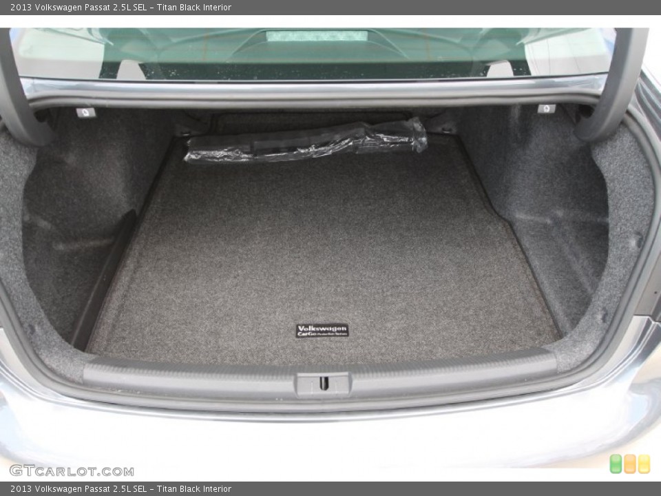 Titan Black Interior Trunk for the 2013 Volkswagen Passat 2.5L SEL #94194109