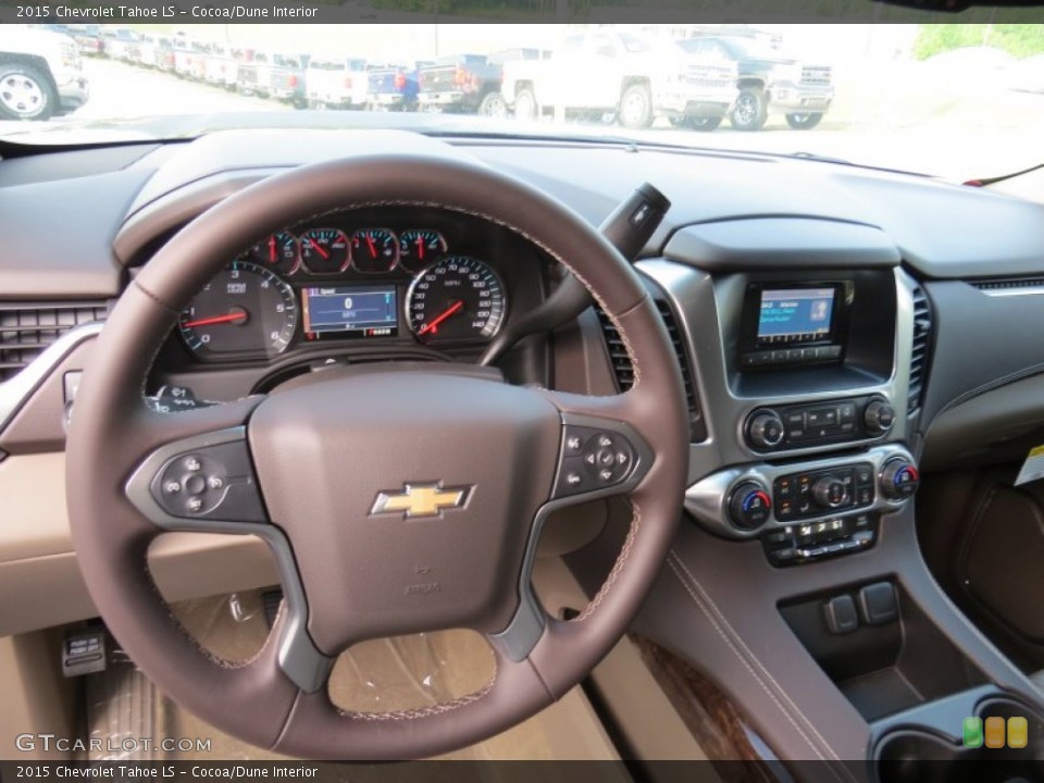 Cocoa/Dune Interior Dashboard for the 2015 Chevrolet Tahoe LS #94195069