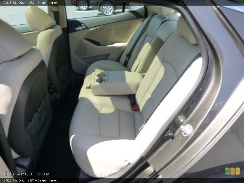 Beige Interior Rear Seat for the 2015 Kia Optima EX #94195105